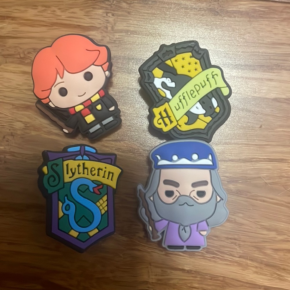 Harry Potter 4pc Jibitz Croc Charms